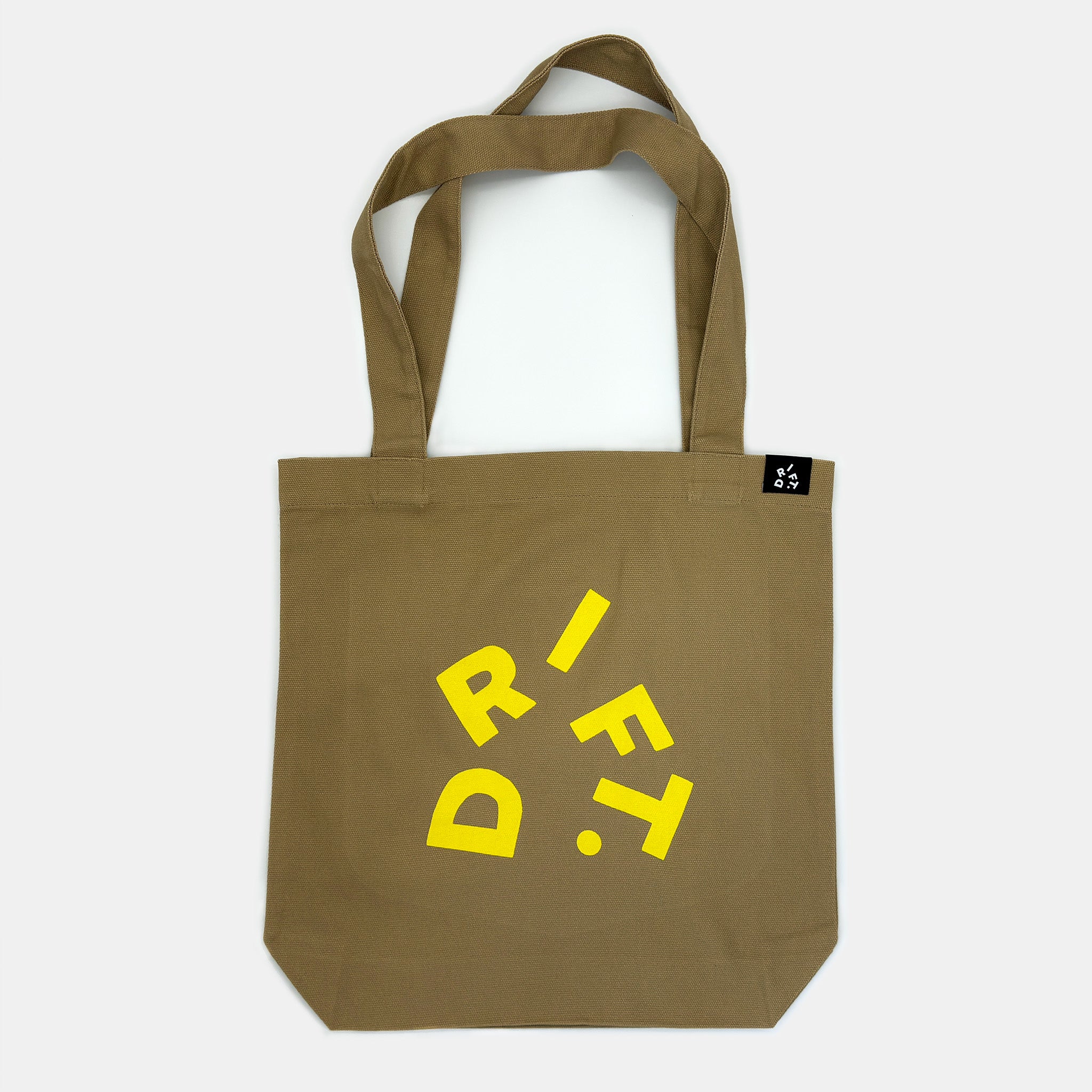 Drift - Heavyweight Logo Tote [Khaki] – The Drift Record Shop