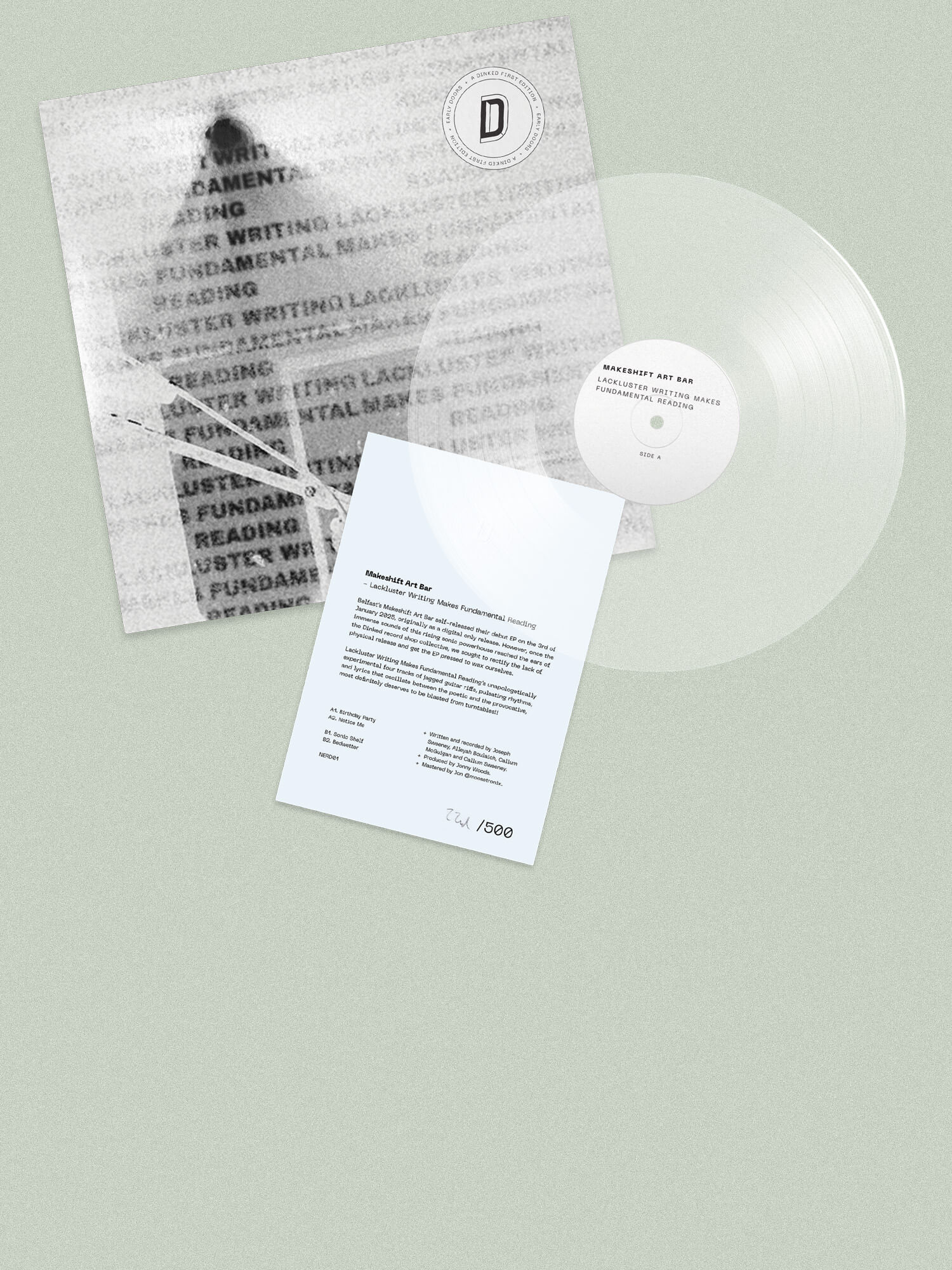 The raw and primal debut EP from Belfast-based Makeshift Art Bar.