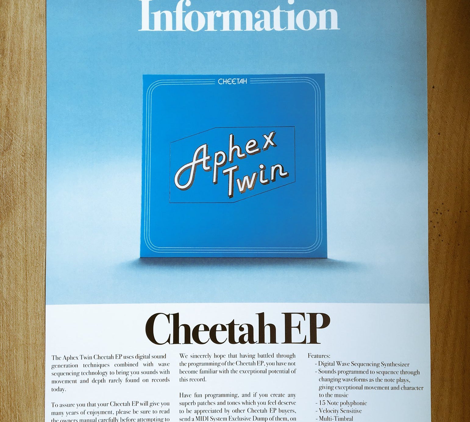 Aphex Twin Cheetah EP