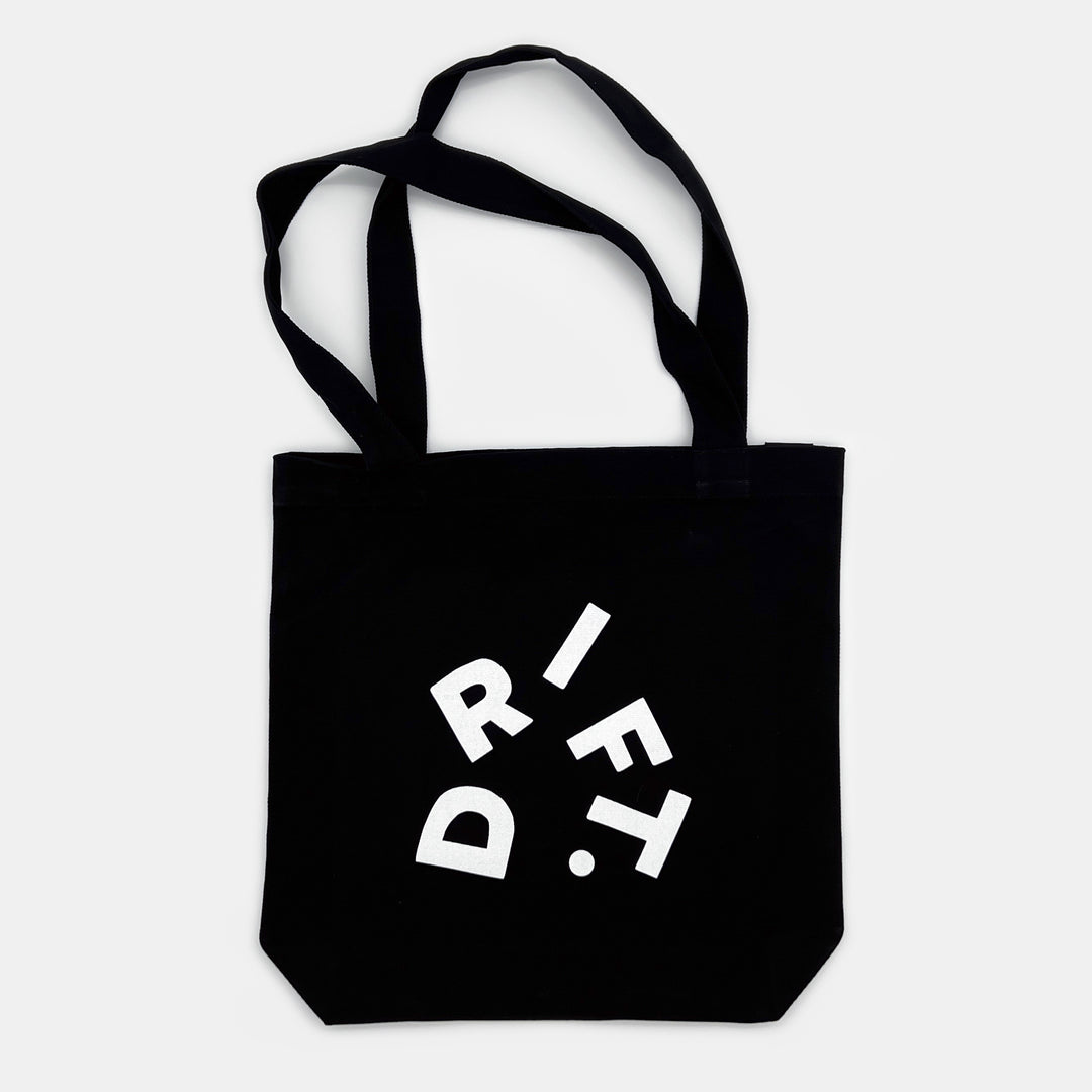 Drift - Heavyweight Logo Tote [Black] – The Drift Record Shop