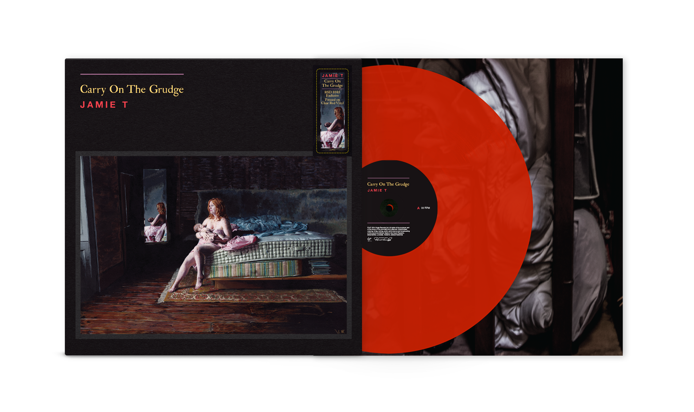 Jamie T - Carry On The Grudge, Clear Red Coloured Vinyl LP - RSD 2025 Jamie T - Carry On The Grudge, Clear Red Coloured Vinyl LP - RSD 2025