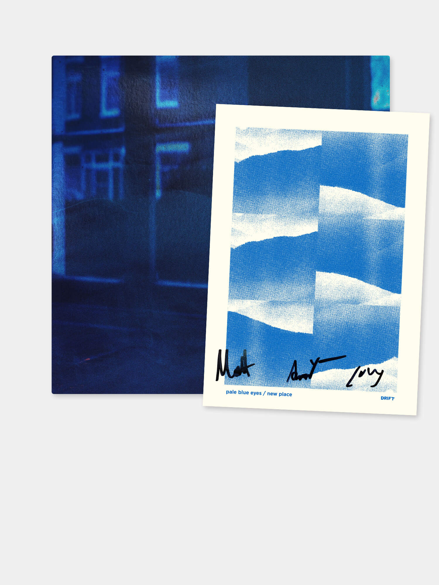 Propulsive, synth-rich bangers from Pale Blue Eyes. Exclusive signed print.