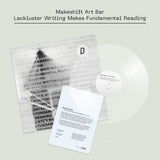 Makeshift Art Bar - Lackluster Writing Makes Fundamental Reading