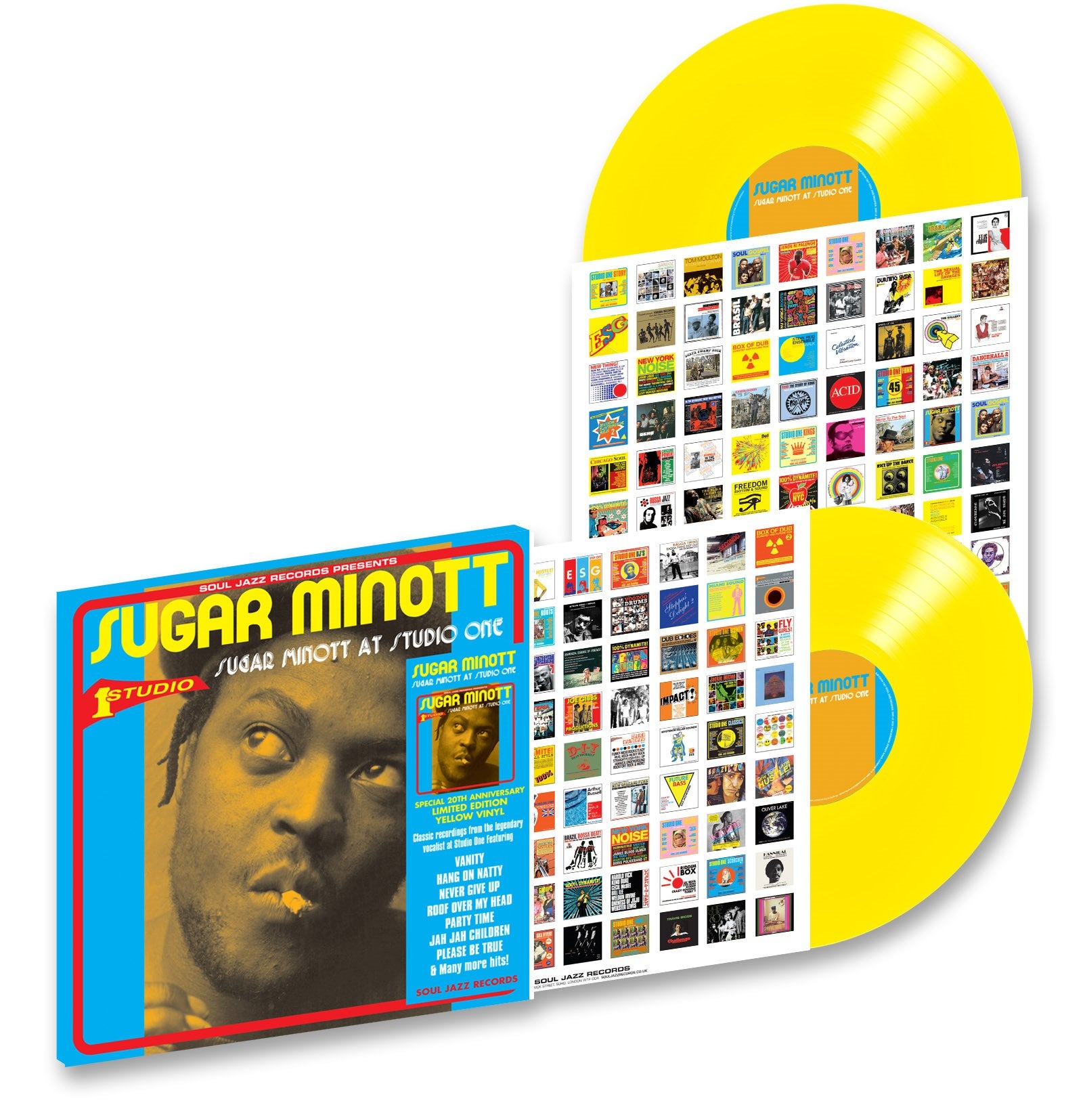 英2LP Sugar Minott At Studio One (2LP) SJRLP568C Soul Jazz Records UK /00466 Sugar Minott: Sugar Minott At Studio One Vinyl 2LP