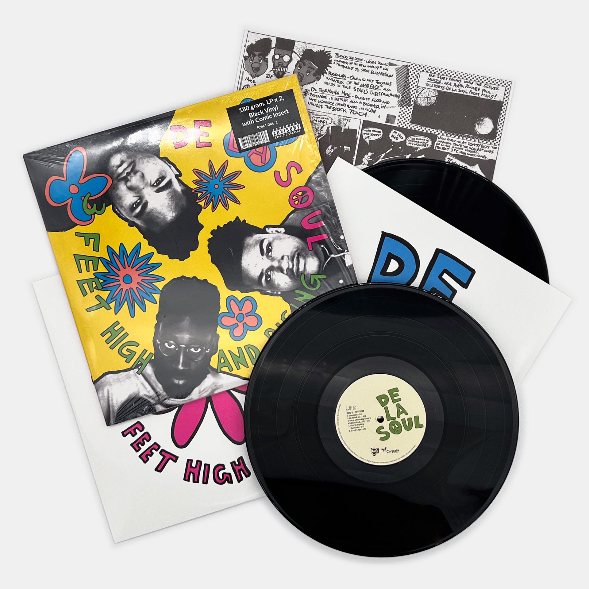 De La Soul 3 Feet High And Rising - Magenta Vinyl + Comic Insert - Sea —  RareVinyl.com